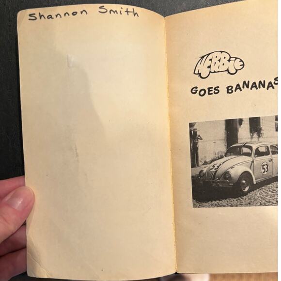 Vintage 1980 Herbie Goes Bananas Book, Walt Disney Productions, PG Good - Picture 4 of 4